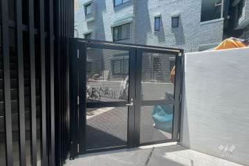 駐輪場の出入り口