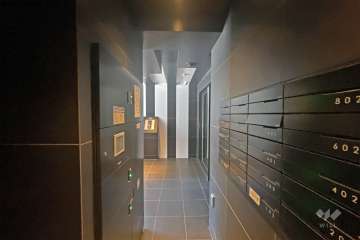 共用ポストと宅配ボックス