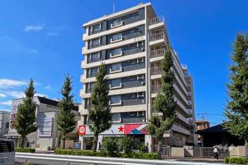 高島平マンションの外観（北東から）