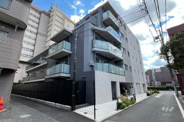 パレステージ赤塚の外観（北西側から）