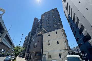 ライオンズプラザ新板橋の外観（北西側から）