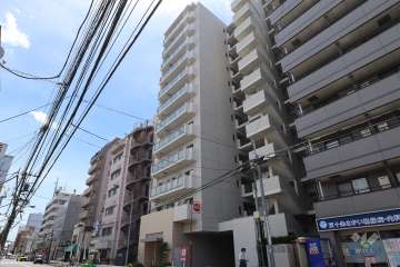 ガーデンホーム東十条の外観（北側から）_1