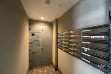 共用ポストと宅配ボックス