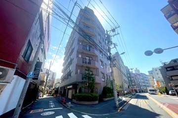 藤和シティホームズ駒込駅前の外観（北東側から）