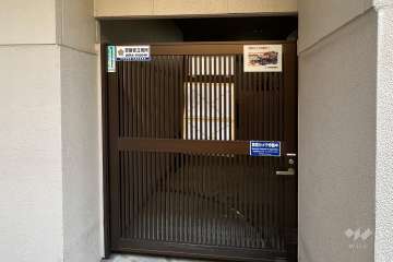 駐輪場の出入り口