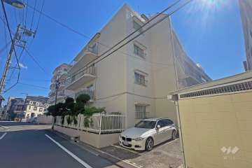 本蓮沼ハイツの外観（北東側から）