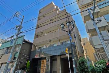 スカイコートヌーベル巣鴨の外観（北西側から）