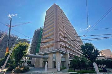 クリオレジダンス北赤羽の外観（北西側から）