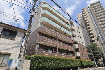 ブレシア東十条レジデンスの外観（南西側から）