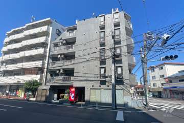 MAC本蓮沼コートの外観（南西側から）