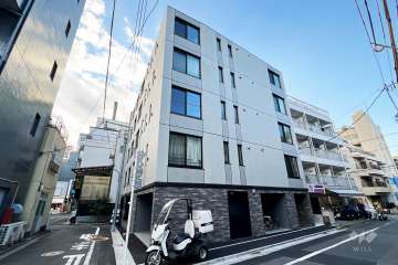 駒込マンション（北区）の外観（北東側から）