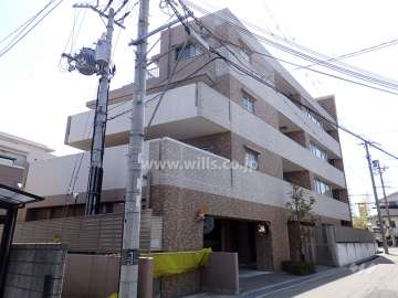 アーバニス甲東園ルアンジュの外観（北西側から）