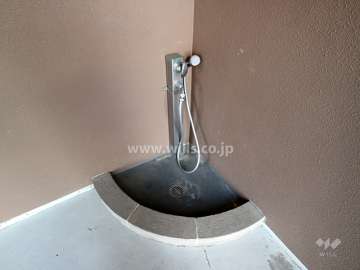 ペットの足洗い場