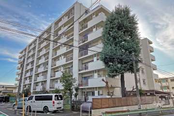 東建西が丘マンションの外観（北東側から）