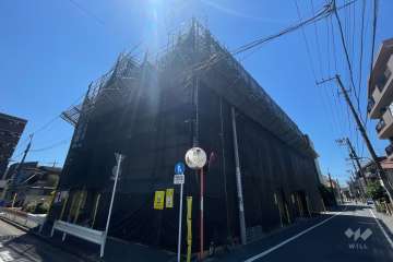 角一サンハイツ神谷の外観（北西側から）