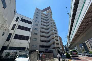 朝日西巣鴨マンションの外観（北東側から）