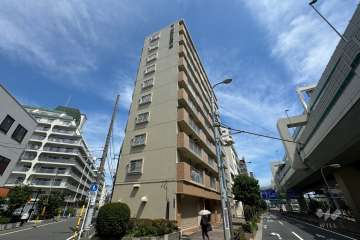 コープ野村王子東の外観（北西側から）