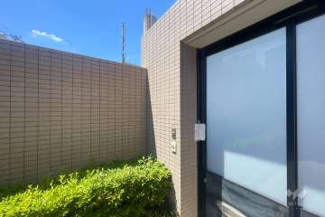 駐輪場の出入り口