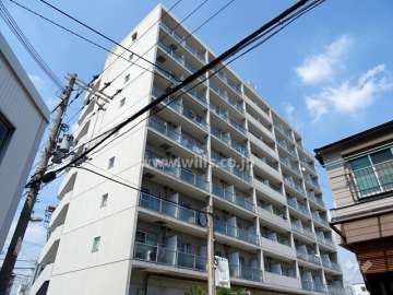 ラ・レジダンス・ド・江坂の外観（南西側から）