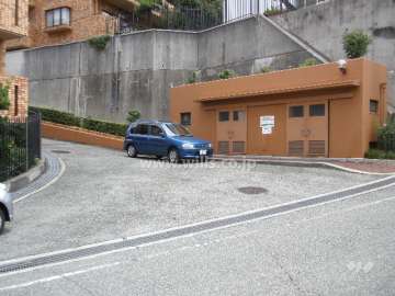 駐車場への入り口