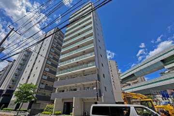 デュオステージ王子２の外観（南東側から）