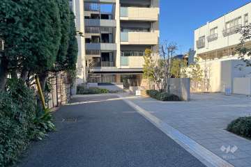 敷地南側の前面道路