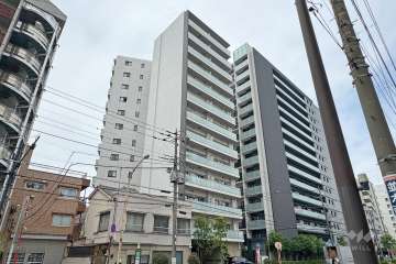 リビオレゾン田端の外観（北東側から）.