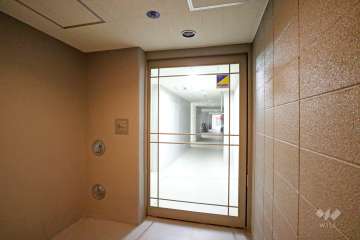 駐輪場の出入り口