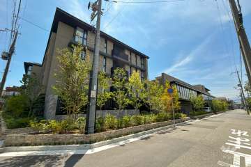 シエリア甲子園一番町の外観(北東側から)