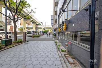 敷地の北側前面道路