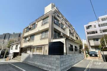保土ケ谷ビル高輪マンションの外観（南東側から）