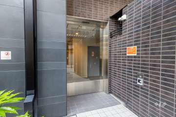 駐輪場の出入り口　