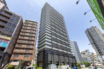 エスリード長堀タワーの外観（南西側から）