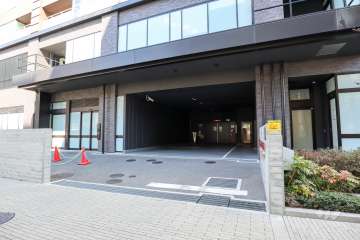 駐車場の出入口