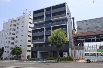 ステージファースト洗足池の外観(北西側から)