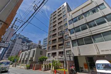 シャルマンフジリッツ大手前の外観（南東側から）