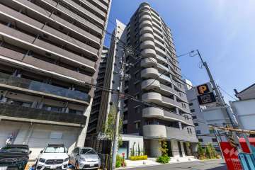 ラシュレ北浜の外観（北西側から）