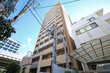 プレサンス新大阪クレスタの外観(北西側から)