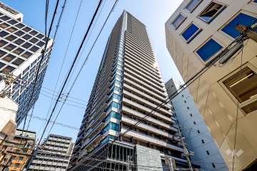 北浜ミッドタワーの外観（南西側から