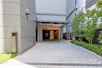 駐車場の出入口