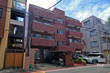 太閤コーポ経堂の外観(北東側から)