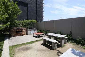 セントラルパークにあるバーベキューコーナー