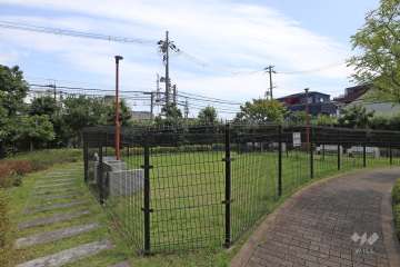 ノースコート北東側にあるドッグラン