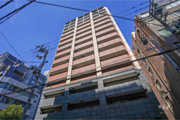 M'PLAZA堺筋本町シティアミューズの外観（南東側から）
