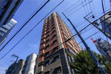 M'PLAZA堺筋本町シティアミューズの外観（南西側から）