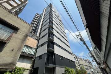 デュオヒルズ今池の外観(南西側から)