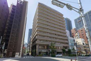 グランコープ東高麗橋の外観（南東側から）