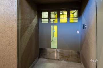 駐輪場の出入り口