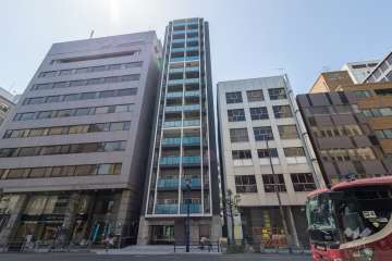 ソルティア天満橋駅前の外観（北西側から）