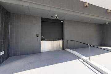 駐輪場の出入り口